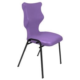 Ergonomiczne krzesło szkolne Student rozmiar 6 fioletowy - dobre krzesło stacjonarne do biurka, ławki, szkoły, sali konferencyjnej dla dzieci i dla dorosłych 