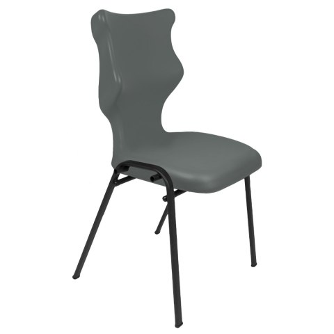 Ergonomiczne krzesło szkolne Student rozmiar 6 szary - dobre krzesło stacjonarne do biurka, ławki, szkoły, sali konferencyjnej dla dzieci i dla dorosłych Ergonomiczne krzesło szkolne Student rozmiar 6 szary - dobre krzesło stacjonarne do biurka, ławki, szkoły, sali konferencyjnej dla dzieci i dla dorosłych