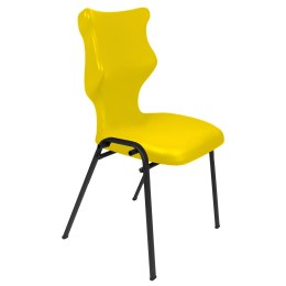 Ergonomiczne krzesło szkolne Student rozmiar 6 żółty - dobre krzesło stacjonarne do biurka, ławki, szkoły, sali konferencyjnej dla dzieci i dla dorosłych 