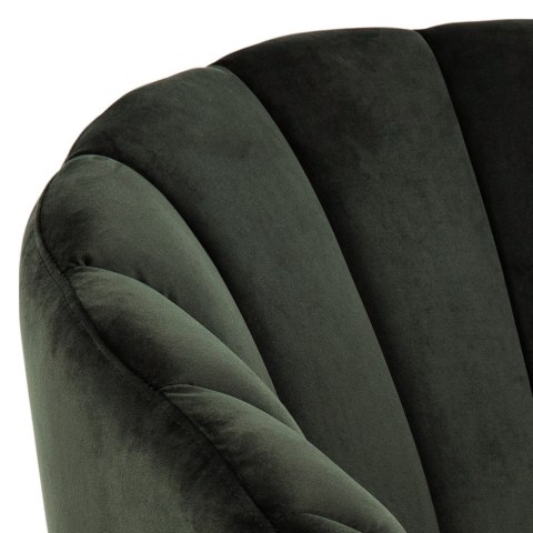 ACTONA Fotel Daniella Dark Green złote nogi -krzesło do jadalni ciemo zielone ACTONA Fotel Daniella Dark Green złote nogi -krzesło do jadalni ciemo zielone