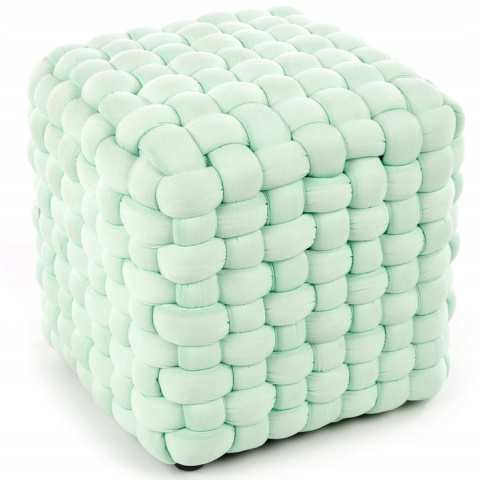 PUFA RUBIK kwadratowa JASNO ZIELONA - TKANINA Halmar PUFA RUBIK kwadratowa JASNO ZIELONA - TKANINA Halmar