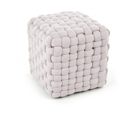 Halmar pufa RUBIK kwadratowa popielaty - tkanina Halmar pufa RUBIK kwadratowa popielaty - tkanina