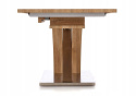 Halmar SANDOR 3 stół rozkładany, blat MDF laminat - dąb złoty, nogi - dąb złoty / czarny stal malowana 160-220x90 Halmar SANDOR 3 stół rozkładany, blat MDF laminat - dąb złoty, nogi - dąb złoty / czarny stal malowana 160-220x90
