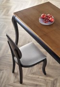 Halmar WINDSOR stół rozkładany 160-240x90x76 cm, płyta fornirowana obrzeża lite drewno ciemny dąb/nogi czarny lite drewno bukowe Halmar WINDSOR stół rozkładany 160-240x90x76 cm, płyta fornirowana obrzeża lite drewno ciemny dąb/nogi czarny lite drewno bukowe