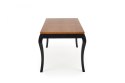 Halmar WINDSOR stół rozkładany 160-240x90x76 cm, płyta fornirowana obrzeża lite drewno ciemny dąb/nogi czarny lite drewno bukowe Halmar WINDSOR stół rozkładany 160-240x90x76 cm, płyta fornirowana obrzeża lite drewno ciemny dąb/nogi czarny lite drewno bukowe