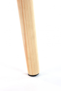 Halmar taboret YETI tkanina jasny różowy, nogi lite drewno naturalny 37x27x35 Halmar taboret YETI tkanina jasny różowy, nogi lite drewno naturalny 37x27x35