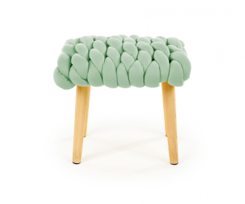 Halmar taboret YETI tkanina jasny zielony, lite drewno naturalny 37x27x35 Halmar taboret YETI tkanina jasny zielony, lite drewno naturalny 37x27x35