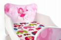 Halmar łóżko HAPPY FAIRY biało / różowe z materacem, płyta laminowana obrzeża miękkie PVC dla dziewczynki Halmar łóżko HAPPY FAIRY biało / różowe z materacem, płyta laminowana obrzeża miękkie PVC dla dziewczynki