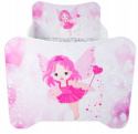 Halmar łóżko HAPPY FAIRY biało / różowe z materacem, płyta laminowana obrzeża miękkie PVC dla dziewczynki Halmar łóżko HAPPY FAIRY biało / różowe z materacem, płyta laminowana obrzeża miękkie PVC dla dziewczynki