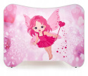 Halmar łóżko HAPPY FAIRY biało / różowe z materacem, płyta laminowana obrzeża miękkie PVC dla dziewczynki Halmar łóżko HAPPY FAIRY biało / różowe z materacem, płyta laminowana obrzeża miękkie PVC dla dziewczynki