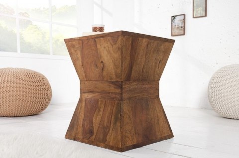 Invicta Interior INVICTA stolik PYRAMID 45cm sheesham, naturanle drewno palisander Invicta Interior INVICTA stolik PYRAMID 45cm sheesham, naturanle drewno palisander