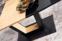 SIGNAL STÓŁ SYDNEY CZARNY/DĄB 160(220)X90 MDF+SZKŁO HARTOWANE SIGNAL STÓŁ SYDNEY CZARNY/DĄB 160(220)X90 MDF+SZKŁO HARTOWANE