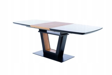SIGNAL STÓŁ SYDNEY CZARNY/DĄB 160(220)X90 MDF+SZKŁO HARTOWANE SIGNAL STÓŁ SYDNEY CZARNY/DĄB 160(220)X90 MDF+SZKŁO HARTOWANE