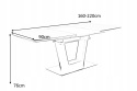 SIGNAL STÓŁ SYDNEY CZARNY/DĄB 160(220)X90 MDF+SZKŁO HARTOWANE SIGNAL STÓŁ SYDNEY CZARNY/DĄB 160(220)X90 MDF+SZKŁO HARTOWANE