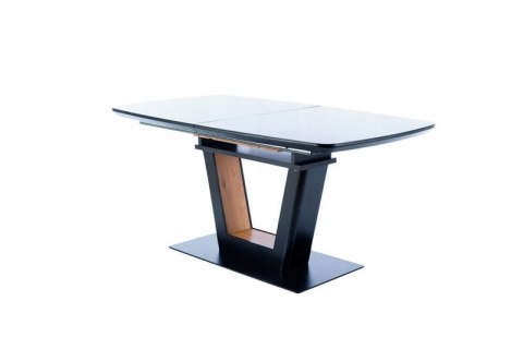 SIGNAL STÓŁ SYDNEY CZARNY/DĄB 160(220)X90 MDF+SZKŁO HARTOWANE SIGNAL STÓŁ SYDNEY CZARNY/DĄB 160(220)X90 MDF+SZKŁO HARTOWANE