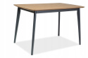SIGNAL STÓŁ VITRO MDF+OKLEINA NATURALNA DĄB/ DREWNO GRAFIT 120X75 SIGNAL STÓŁ VITRO MDF+OKLEINA NATURALNA DĄB/ DREWNO GRAFIT 120X75