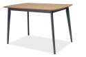 SIGNAL STÓŁ VITRO MDF+OKLEINA NATURALNA DĄB/ DREWNO GRAFIT 120X75 SIGNAL STÓŁ VITRO MDF+OKLEINA NATURALNA DĄB/ DREWNO GRAFIT 120X75