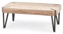 ŁAWA EMILY MDF laminat DĄB SAN REMO / stal malowana CZARNY 110x60 Halmar ŁAWA EMILY MDF laminat DĄB SAN REMO / stal malowana CZARNY 110x60 Halmar