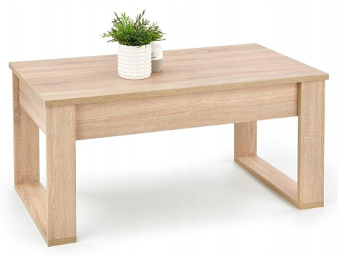 ŁAWA Z SZUFLADAMI PROSTOKĄTNA 110x60 NEA kolor DĄB SONOMA MDF OKLEINOWANY Halmar ŁAWA Z SZUFLADAMI PROSTOKĄTNA 110x60 NEA kolor DĄB SONOMA MDF OKLEINOWANY Halmar