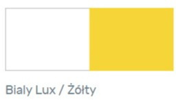 SZAFA DWUDRZWIOWA Z SZUFLADAMI MEBLE MŁODZIEŻOWE MOBI System MO2 Meblar - Biały Lux / Żółty - z półkami DLA DZIECKA NASTOLATKA SZAFA DWUDRZWIOWA Z SZUFLADAMI MEBLE MŁODZIEŻOWE MOBI System MO2 Meblar - Biały Lux / Żółty - z półkami DLA DZIECKA NASTOLATKA
