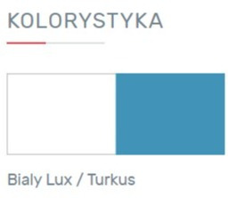 REGAŁ MOBI System MO3 Meblar - Biały Lux / Turkus regał z wnęką szafką szufladami PŁYTA LAMINOWANA MEBLE MŁODZIEŻOWE REGAŁ MOBI System MO3 Meblar - Biały Lux / Turkus regał z wnęką szafką szufladami PŁYTA LAMINOWANA MEBLE MŁODZIEŻOWE