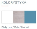 REGAŁ Z SZUFLADAMI MEBLE MŁODZIEŻOWE PLANET System PL4 Meblar - Biały Lux / Dąb / Morski PŁYTA LAMINOWANA OBRZEŻA ABS REGAŁ Z SZUFLADAMI MEBLE MŁODZIEŻOWE PLANET System PL4 Meblar - Biały Lux / Dąb / Morski PŁYTA LAMINOWANA OBRZEŻA ABS