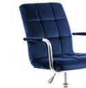 SIGNAL FOTEL OBROTOWY BIUROWY Q-022 VELVET GRANATOWY BLUVEL 86 SIGNAL FOTEL OBROTOWY BIUROWY Q-022 VELVET GRANATOWY BLUVEL 86