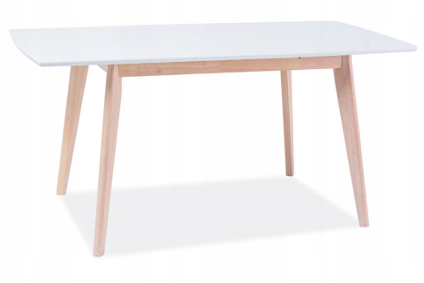 SIGNAL STÓŁ COMBO II MDF BIAŁY/ DĄB BIELONY DREWNO 120(160)X80 SIGNAL STÓŁ COMBO II MDF BIAŁY/ DĄB BIELONY DREWNO 120(160)X80