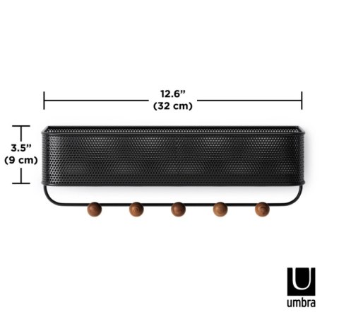 Umbra UMBRA organizer ESTIQUE czarny Umbra UMBRA organizer ESTIQUE czarny