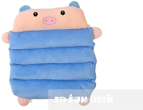 Fun Desk Poduszka na krzesło Peppa Blue do krzeseł SST2, SST3 - wstążeczki do przywiązania sedziska Fun Desk Poduszka na krzesło Peppa Blue do krzeseł SST2, SST3 - wstążeczki do przywiązania sedziska