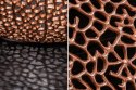 Invicta Interior INVICTA stolik LEAF 80 miedziany - metal fi 80x40 - plecionka, ława do salonu Invicta Interior INVICTA stolik LEAF 80 miedziany - metal fi 80x40 - plecionka, ława do salonu