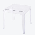 STOLIK BEZBARWNY KWADRATOWY GHOST transparentny - poliwęglan King Home 42x42 LEKKI I WYTRZYMAŁY MOŻNA SZTAPLOWAĆ STOLIK BEZBARWNY KWADRATOWY GHOST transparentny - poliwęglan King Home 42x42 LEKKI I WYTRZYMAŁY MOŻNA SZTAPLOWAĆ