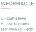 KOMODA MOBI System MO10 Meblar MEBLE MŁODZIEŻOWE - Biały Lux / Żółty - komoda z półkami drzwiami i szufladami