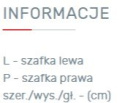 SZAFKA RTV MEBLE MŁODZIEŻOWE MOBI System MO12 Meblar - Biały Lux / Żółty - szafka RTV pod telewizor PŁYTA LAMINOWANA