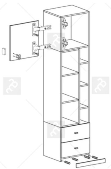 REGAŁ Z SZUFLADAMI MEBLE MŁODZIEŻOWE MOBI System MO6 Meblar - Biały Lux / Turkus - regał z półkami i szufladami PŁYTA LAMINOWANA REGAŁ Z SZUFLADAMI MEBLE MŁODZIEŻOWE MOBI System MO6 Meblar - Biały Lux / Turkus - regał z półkami i szufladami PŁYTA LAMINOWANA