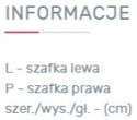 REGAŁ NISKI SZAFKA KOMODA Z PÓŁKAMI MOBI System MO7 Meblar MEBLE MŁODZIEŻOWE - Biały Lux / Żółty - regał z szafkami i szufladami