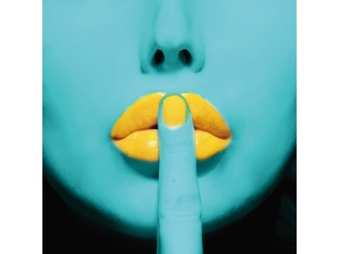 OBRAZ LIPS 80X80 - obraz na szkle hartowanym, usta OBRAZ LIPS 80X80 - obraz na szkle hartowanym, usta