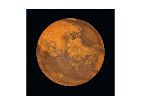 OBRAZ MARS 80X80 - obraz na szkle hartowanym