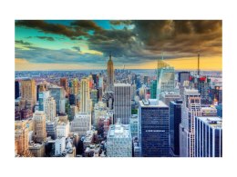 OBRAZ NEW YORK 120X80 - obraz na szkle hartowanym