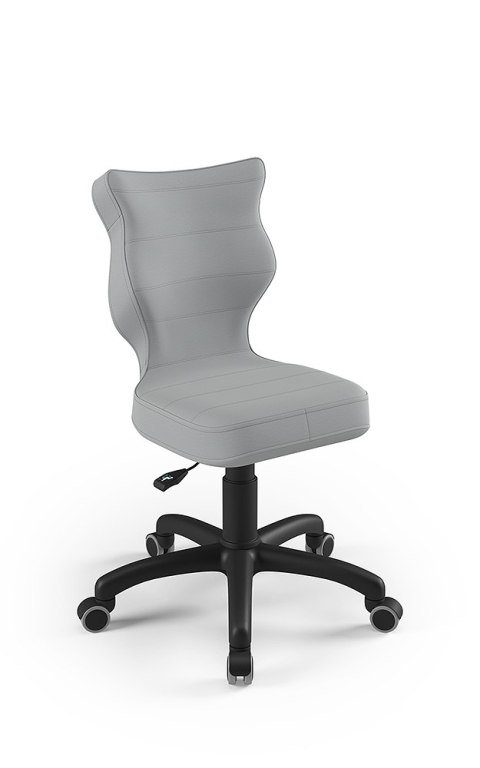 ENTELO Petit Czarny Velvet 03 rozmiar 3 - DOBRE KRZESŁO dla kręgosłupa, ortopedyczne - fotel obrotowy do biurka ENTELO Petit Czarny Velvet 03 rozmiar 3 - DOBRE KRZESŁO dla kręgosłupa, ortopedyczne - fotel obrotowy do biurka