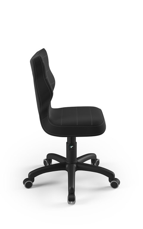 ENTELO Petit Czarny Velvet 17 rozmiar 3 - DOBRE KRZESŁO dla kręgosłupa, ortopedyczne - fotel obrotowy do biurka ENTELO Petit Czarny Velvet 17 rozmiar 3 - DOBRE KRZESŁO dla kręgosłupa, ortopedyczne - fotel obrotowy do biurka