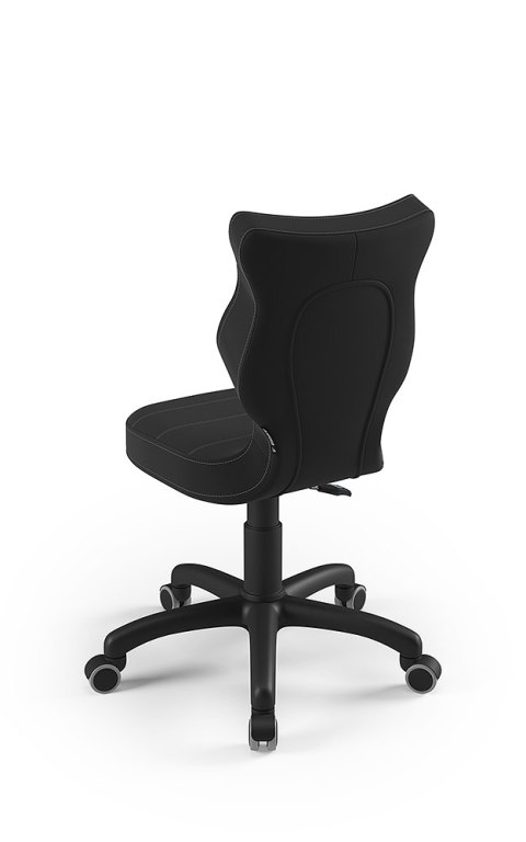 ENTELO Petit Czarny Velvet 17 rozmiar 4 - DOBRE KRZESŁO dla kręgosłupa, ortopedyczne - fotel obrotowy do biurka ENTELO Petit Czarny Velvet 17 rozmiar 4 - DOBRE KRZESŁO dla kręgosłupa, ortopedyczne - fotel obrotowy do biurka