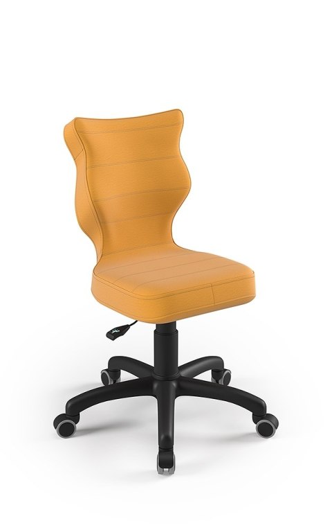 ENTELO Petit Czarny Velvet 35 rozmiar 3 - DOBRE KRZESŁO dla kręgosłupa, ortopedyczne - fotel obrotowy do biurka ENTELO Petit Czarny Velvet 35 rozmiar 3 - DOBRE KRZESŁO dla kręgosłupa, ortopedyczne - fotel obrotowy do biurka