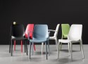 SCAB Design Krzesło Ginevra antracytowe czarne - wykonane z technopolimeru oraz włókna szklanego SCAB Design Krzesło Ginevra antracytowe czarne - wykonane z technopolimeru oraz włókna szklanego