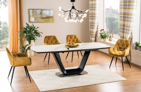 SIGNAL KRZESŁO CHERRY MATT VELVET 48 CZARNY STELAŻ / ŻÓŁTY SIGNAL KRZESŁO CHERRY MATT VELVET 48 CZARNY STELAŻ / ŻÓŁTY