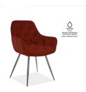 SIGNAL KRZESŁO CHERRY MATT VELVET 59 CZARNY STELAŻ / BORDO SIGNAL KRZESŁO CHERRY MATT VELVET 59 CZARNY STELAŻ / BORDO