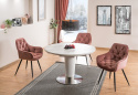 SIGNAL KRZESŁO CHERRY MATT VELVET 63 CZARNY STELAŻ / ANTYCZNY RÓŻ SIGNAL KRZESŁO CHERRY MATT VELVET 63 CZARNY STELAŻ / ANTYCZNY RÓŻ