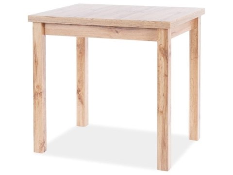 SIGNAL STÓŁ ADAM DĄB WOTAN 90x65 PŁYTA LAMINOWANA, STELAŻ MDF SIGNAL STÓŁ ADAM DĄB WOTAN 90x65 PŁYTA LAMINOWANA, STELAŻ MDF