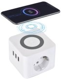 Fun Desk Uniwersalny przedłużacz sieciowy Logan Inc WS2-1,5 USB + ładowanie indukcyjne Fun Desk Uniwersalny przedłużacz sieciowy Logan Inc WS2-1,5 USB + ładowanie indukcyjne