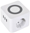 Fun Desk Uniwersalny przedłużacz sieciowy Logan Inc WS2-1,5 USB + ładowanie indukcyjne Fun Desk Uniwersalny przedłużacz sieciowy Logan Inc WS2-1,5 USB + ładowanie indukcyjne